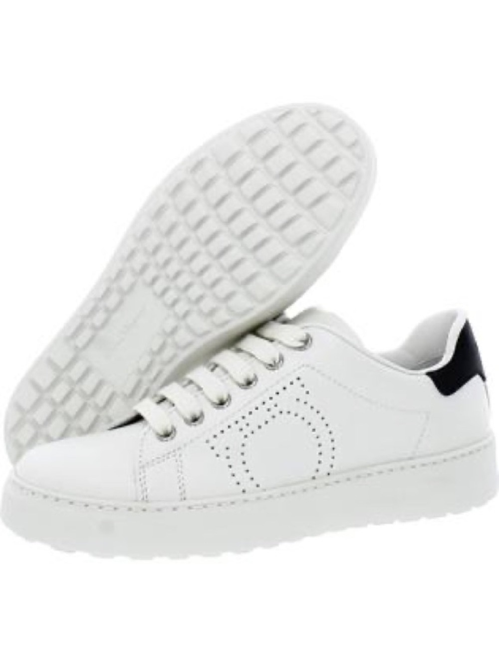 Ferragamo Pierre Low Top Sneakers, Calf Leather Size EU 41 New in Box